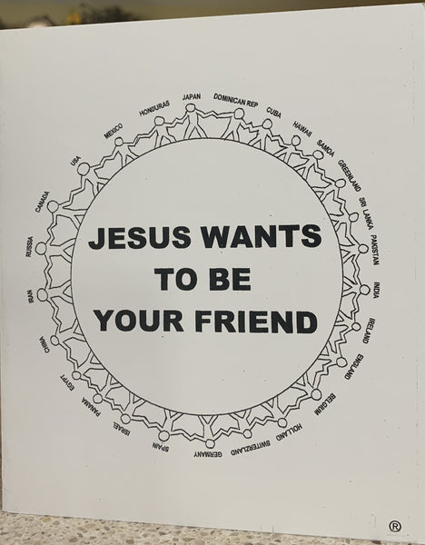 Jesus Wants To Be Your Friend - English Tract (No Audio)